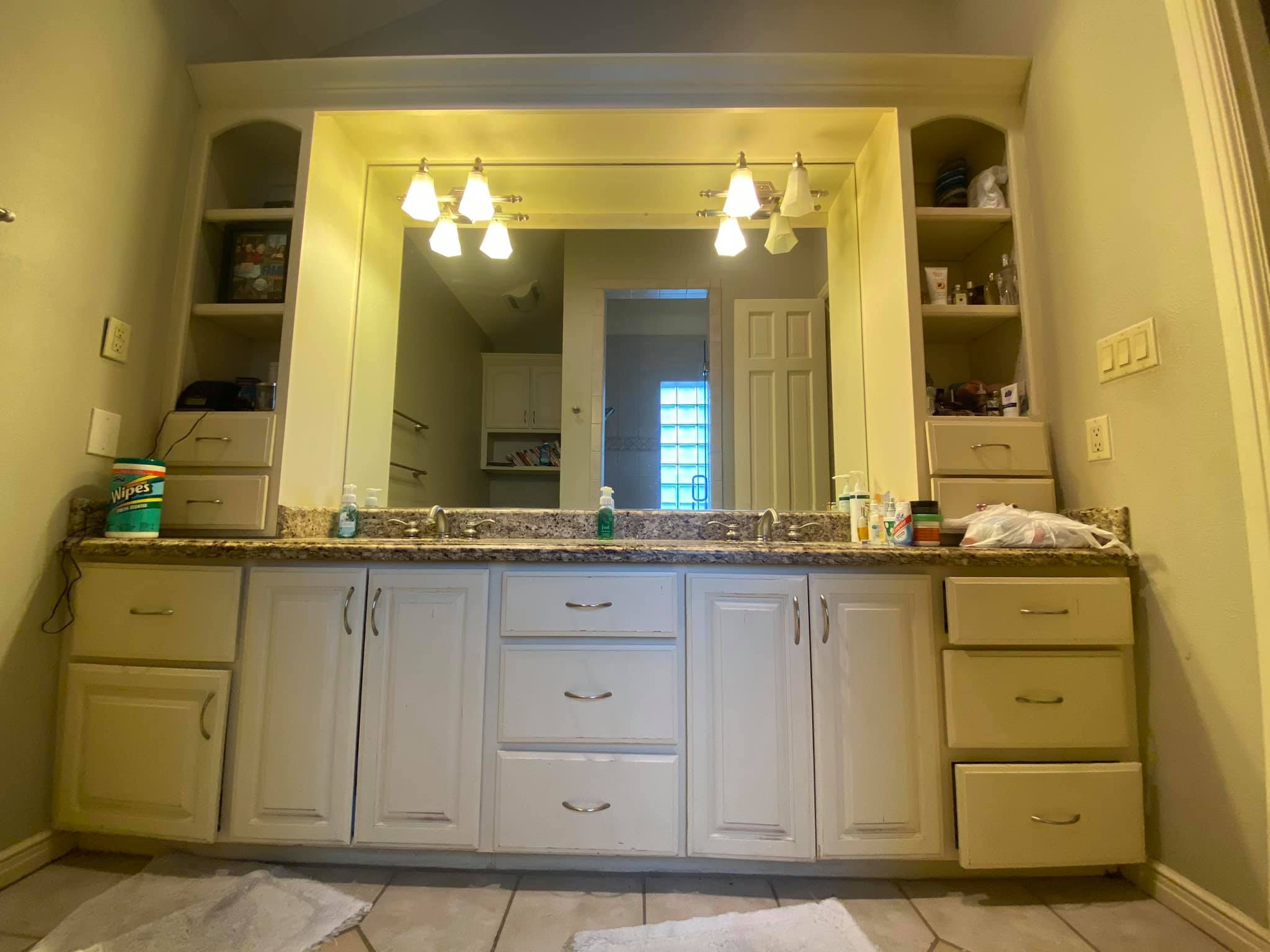 Master Double Vanity Upgrade photo 2